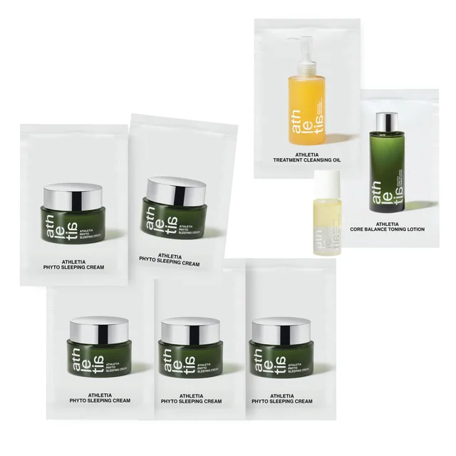 Athletia Phyto Sleeping Cream 5-day Sample Set