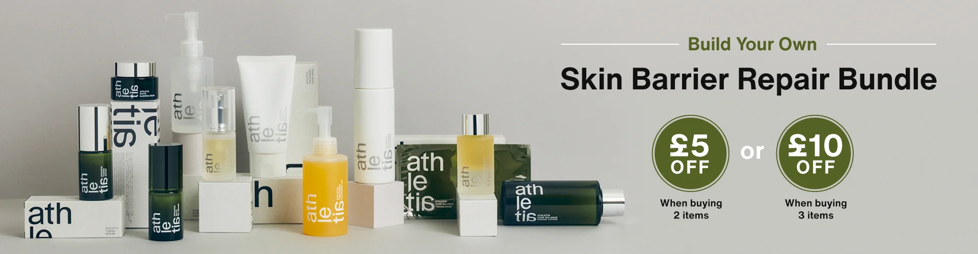 Build the perfect<br>Skin Barrier Repair Routine. Pick your favourite: £5 off when you select 2 items £10 off when you select 3 items